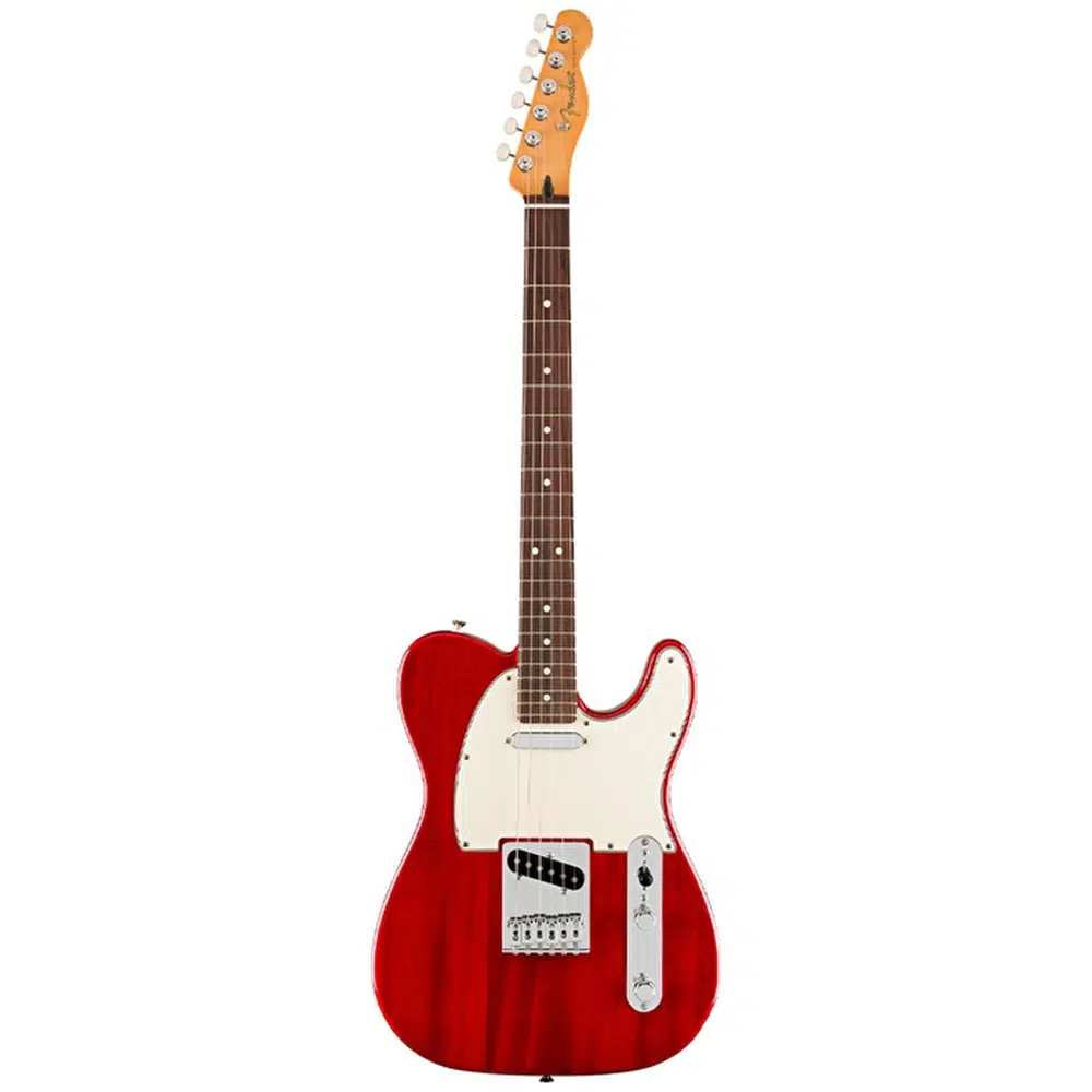 Fender 0140550514 Player Iı Telecaster Chambered Mahogany Elektro Gitar (transparent Cherry - Gülağacı Klavye) | Modern Profesyonel Seri Kiraz Rengi Maun Gövde Ve Modern Donanım