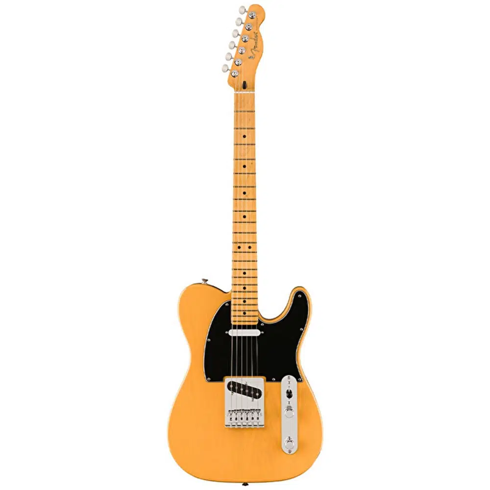 Fender 0140552550 Player II Telecaster Chambered Ash Elektro Gitar (Butterscotch Blonde) | Akçaağaç Klavye Klasik Sarı Cila ve Hafifletilmiş Dişbudak Gövde