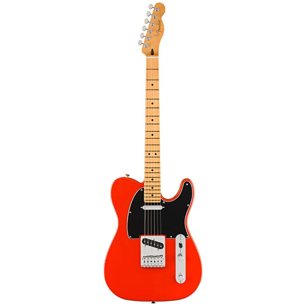 Fender 0140552558 Player II Telecaster Elektro Gitar (Coral Red) | Akçaağaç Klavye Göz Alıcı Coral Red Renk ve Alnico V Tele Manyetikleri