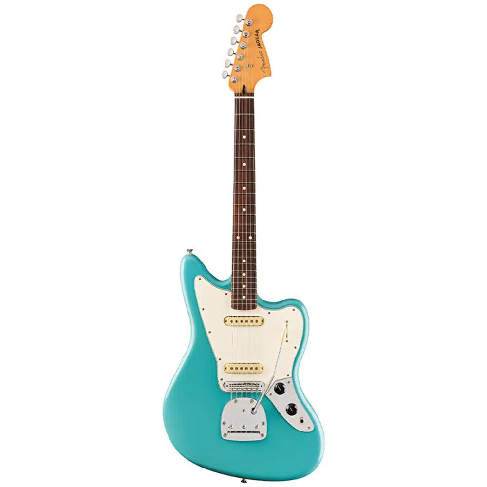 Fender 0140580518 Player Iı Jaguar Elektro Gitar (aquatone Blue - Gülağacı Klavye) | Modern Profesyonel Seri Modern C Sap Profili Ve Çok Yönlü Jaguar Manyetikleri