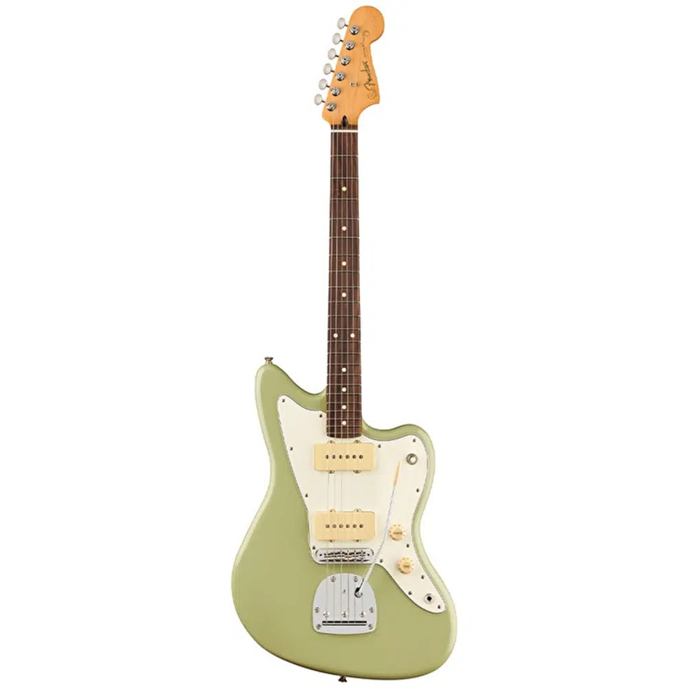 Fender 0140590565 Player II Jazzmaster Elektro Gitar (Birch Green) | Gülağacı Klavye Açık Yeşil Cila ve Modern Sap Profili