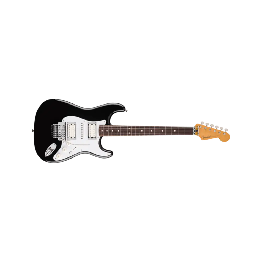 Fender 0141010306 Limited Edition Dave Murray Stratocaster Elektro Gitar (siyah - Gülağacı Klavye) | Artist Serisi Iron Maiden Efsanesi İmzalı Hhh Manyetik Dizilimi Ve Floyd Rose
