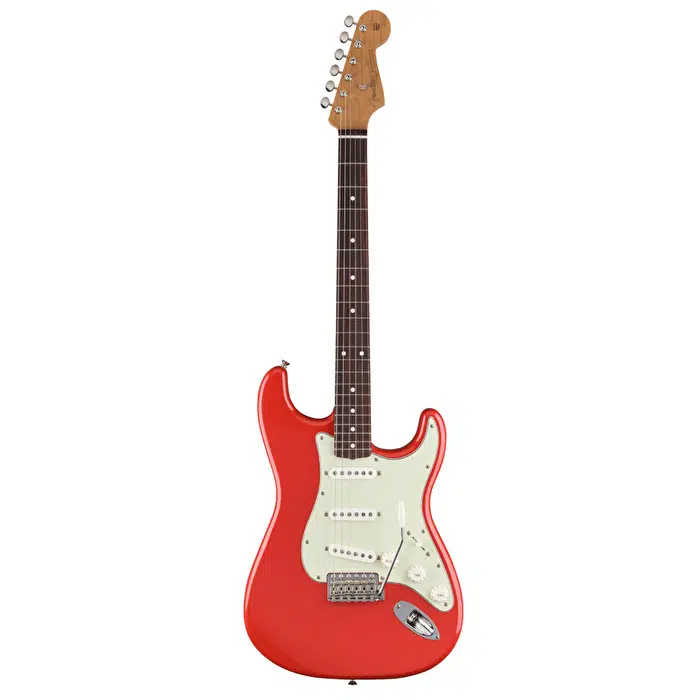 Fender 0149020340 Limited Edition Vintera Iı 60s Stratocaster Elektro Gitar (F.Red - Roasted Maple Sap) | Vintage Üst Seviye Custom Shop Manyetikler Ve Altın Donanım