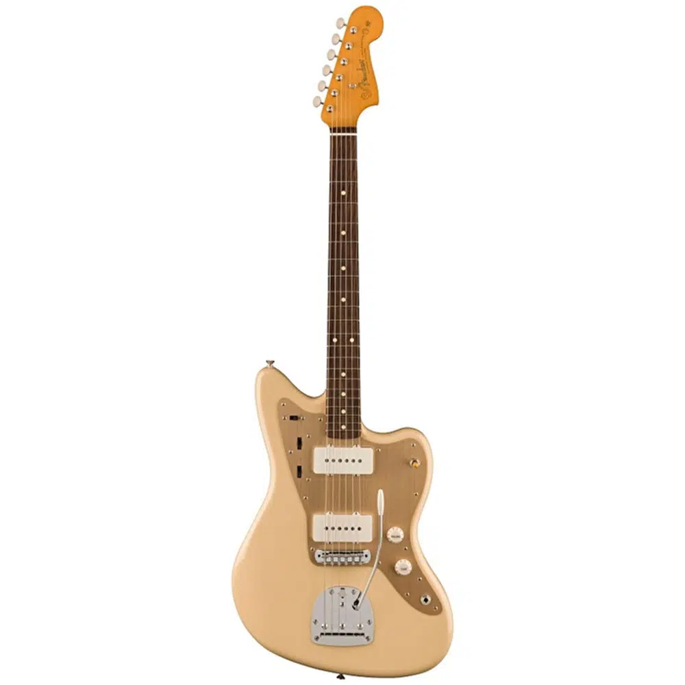 Fender 0149110389 Vintera Iı '50s Jazzmaster Elektro Gitar (desert Sand - Gülağacı Klavye) | Vintage Dönem Serisi Altın Anodize Pickguard Ve 50'ler Dönemi Tonu
