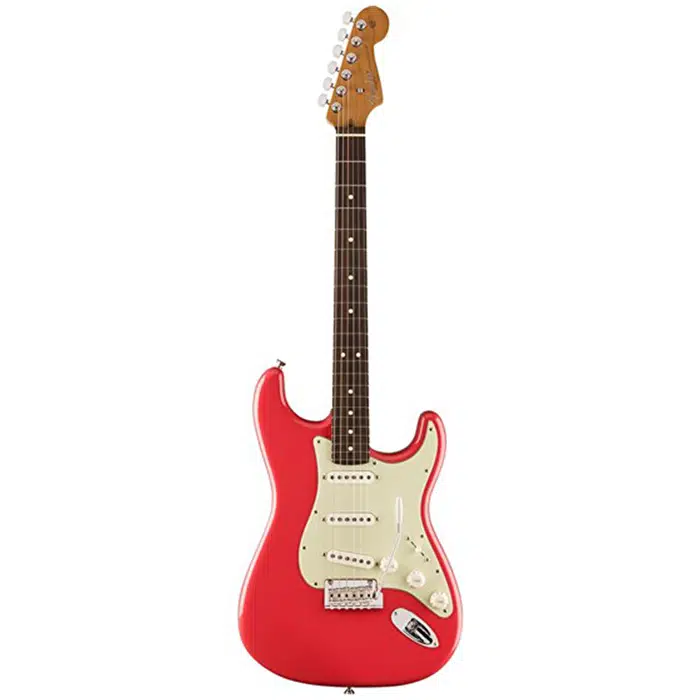 Fender 0177110740 Limited Edition American Professional II Stratocaster (F.Red) | Roasted Akçaağaç Sap Gülağacı Klavye ve Klasik Fiesta Red Renk