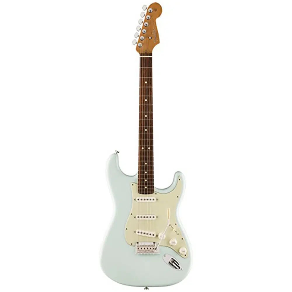 Fender 0177110772 Limited Edition American Professional II Stratocaster (Sonic Blue) | Roasted Sap Gülağacı Klavye ve Nostaljik Sonic Blue Cila