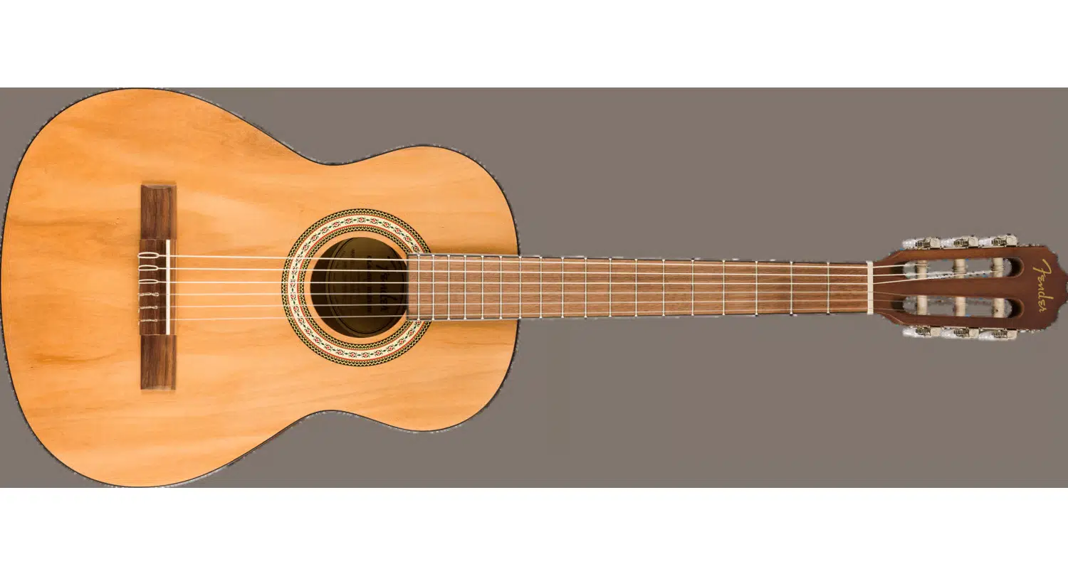 Fender 0970060521 CN-25 Ihlamur Klavye 3/4 Klasik Gitar | Basswood - Natural