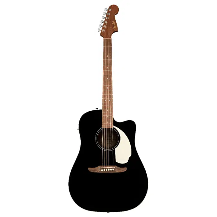 Fender 0974221506 California Standard Redondo Ce Elektro Akustik Gitar (siyah) | Modern Tasarım Ve Rahat Sap Yapısı İle Çalım Kolaylığı