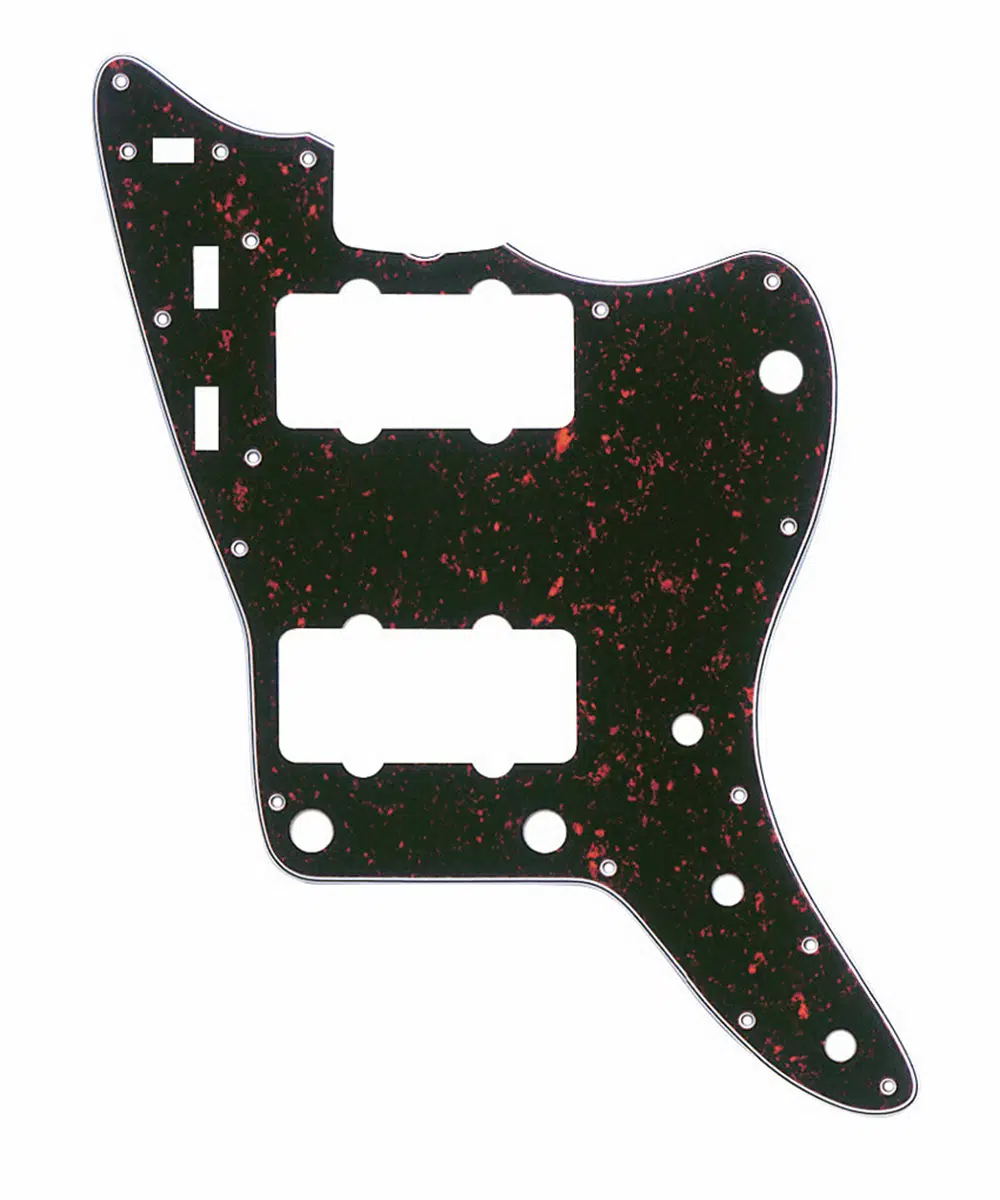 Fender 0991354000 Gitar Pickguard Plakası | Jazzmaster, American Vintage, Tortoise Görünüm, 4 Katman
