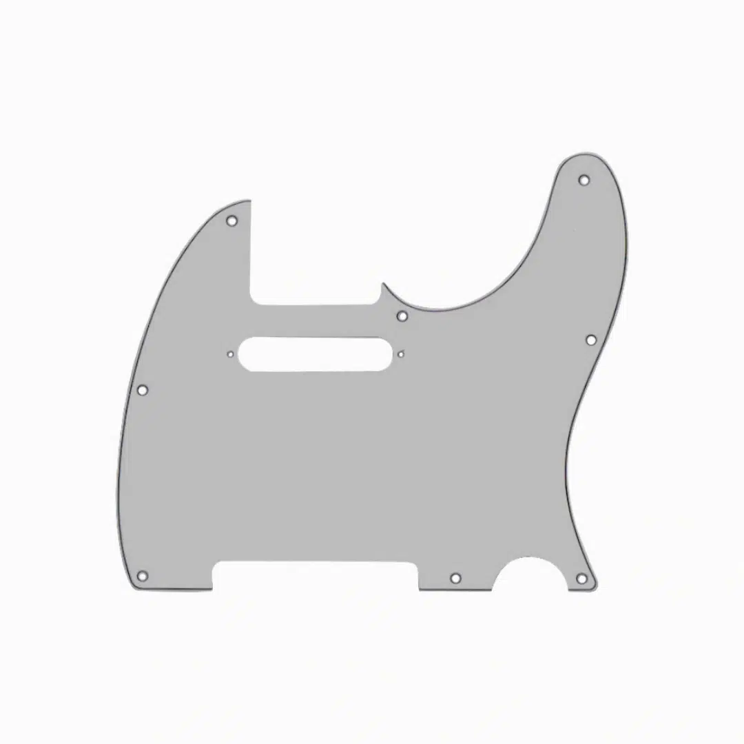 Fender 0991355000 Gitar Pickguard Plakası | Telecaster, Beyaz, 3 Katman, 8 Delik Montaj