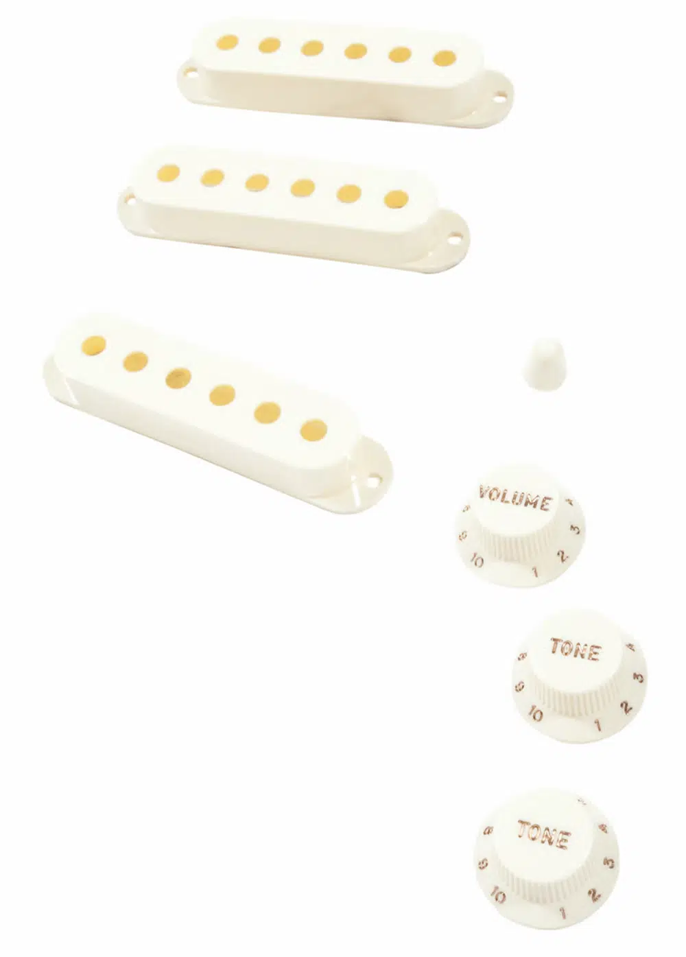 Fender 0992097000 Pure Vintage 60s Stratocaster Vintage White Manyetik Kapağı Aksesuar Kiti | Stratocaster, Beyaz, Manyetik