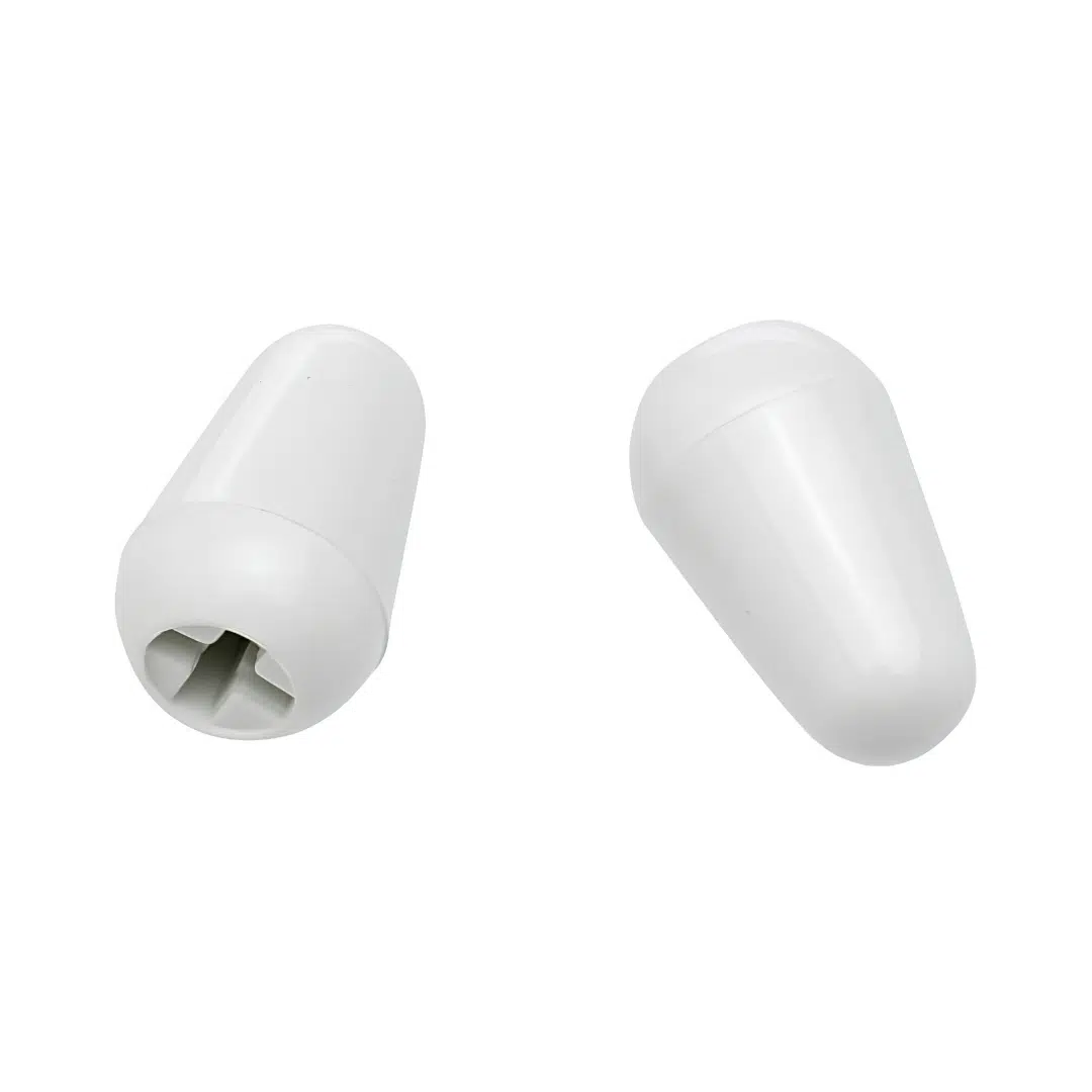 Fender 0994940000 Stratocaster Switch Ucu (Beyaz - 2'li) | Standart Beyaz Renk Orijinal Yedek Parça Anahtar Başlığı