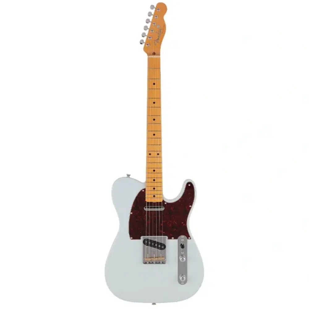 Fender 5502702372 Made İn Japan Traditional 50s Telecaster Limited Elektro Gitar (sonic Blue - Akçaağaç Klavye) | Mıj Limited Serisi Texas Special Manyetikler Ve Nadir Sonic Blue Renk