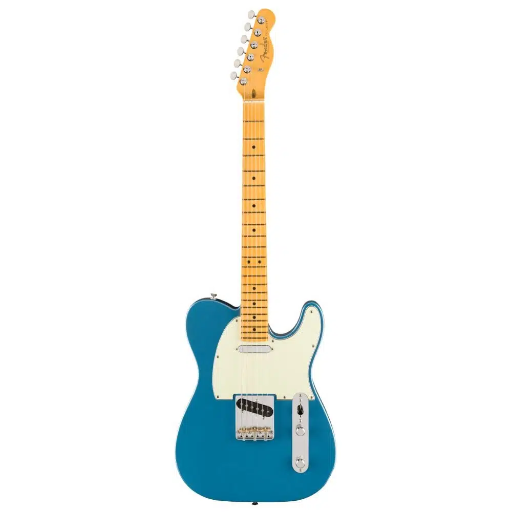 FENDER 0114962379 American Professional Classic Telecaster Elektro Gitar | Akçaağaç Klavye, Faded Lake Placid Blue, Klasik Vibe ve Modern Performans