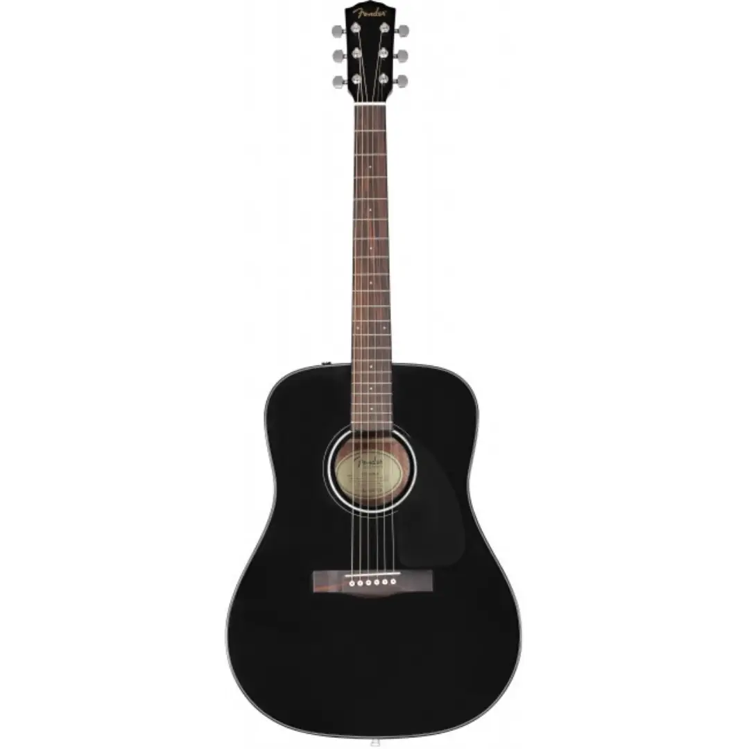 Fender CD-60 Dreadnought V3 DS Black Akustik Gitar