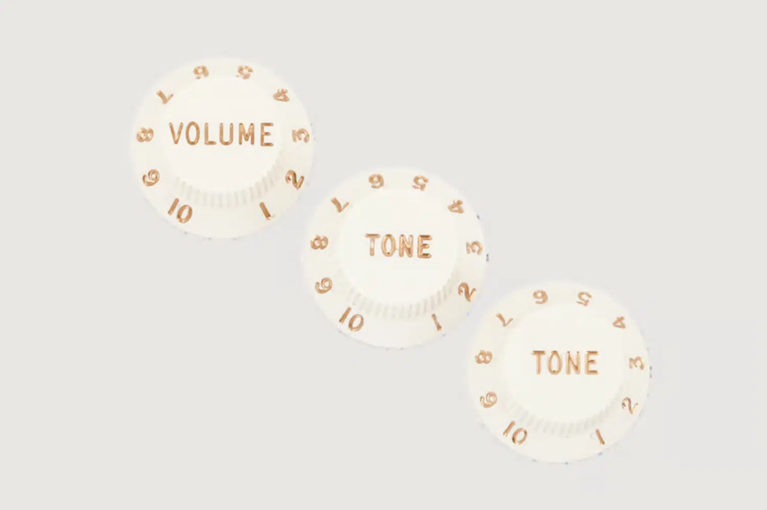 Fender 0056254049 Fndr Stratocaster Parchment Volume Tone Tone 3 Kontrol Düğmesi | Stratocaster