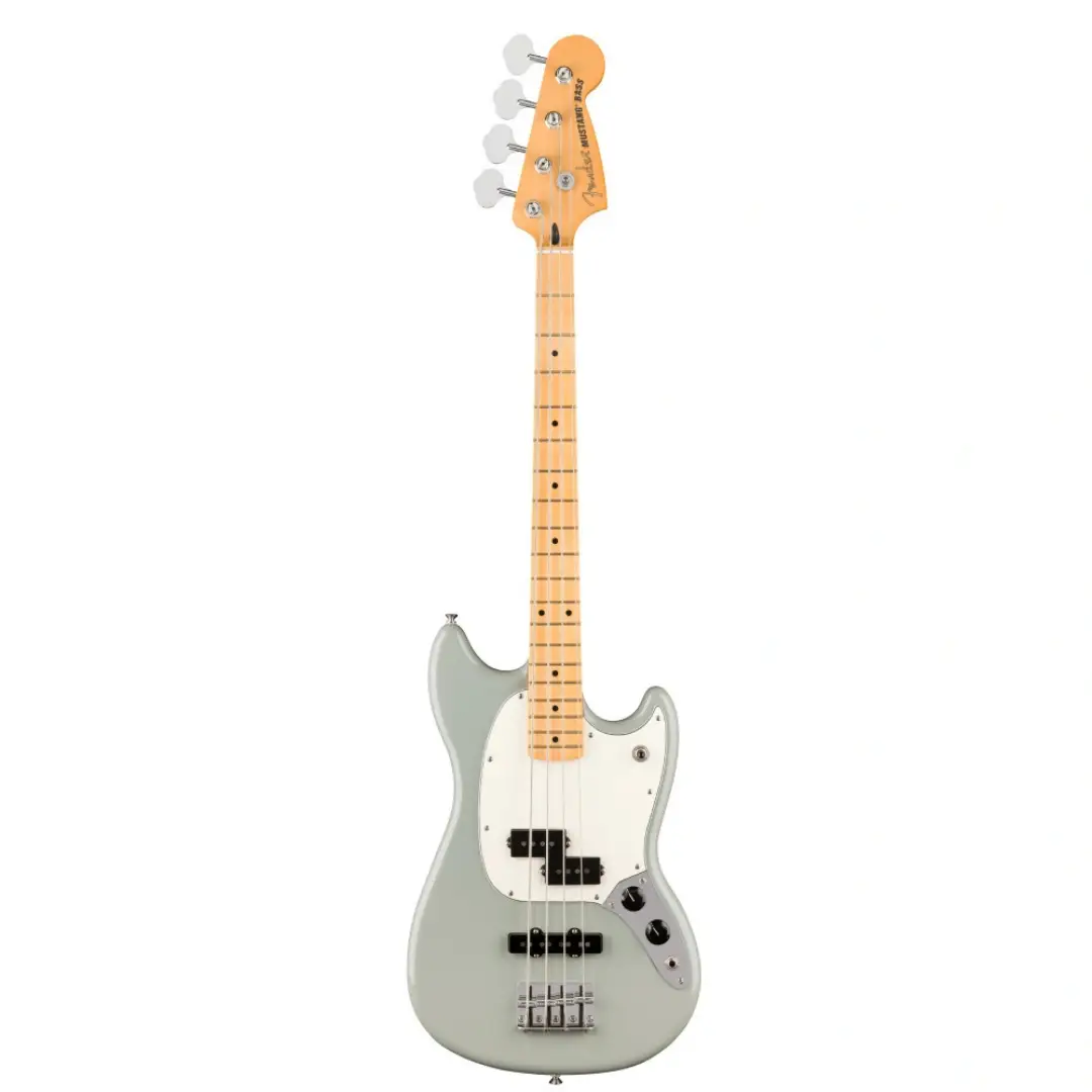 Fender Player II Mustang Bass PJ Akçaağaç Klavye Cactus Gray Bas Gitar