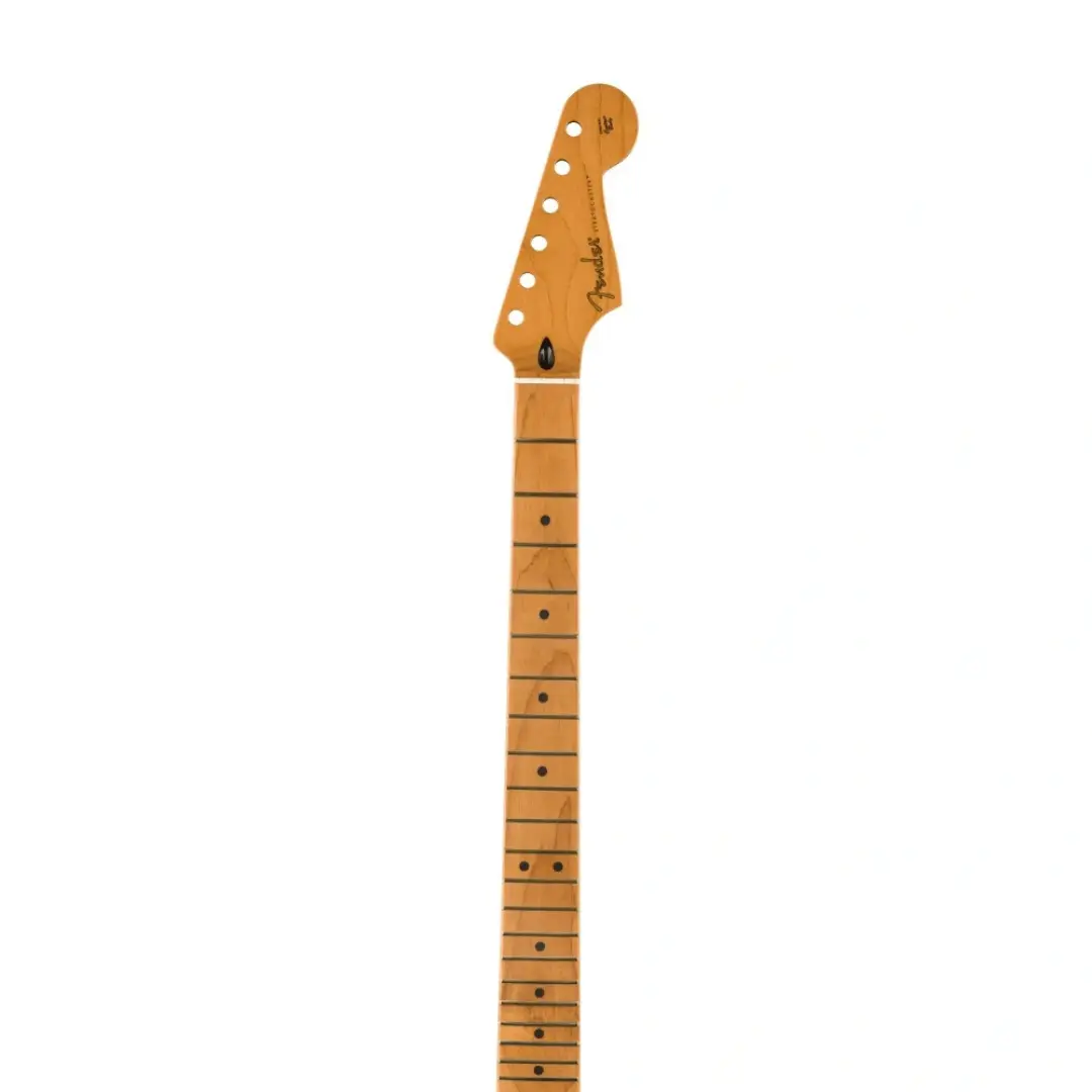 Fender Satin Roasted Stratocaster Neck Akçaağaç 22 Jumbo Perde 12 Radius Flat Oval Shape Gitar Sapı