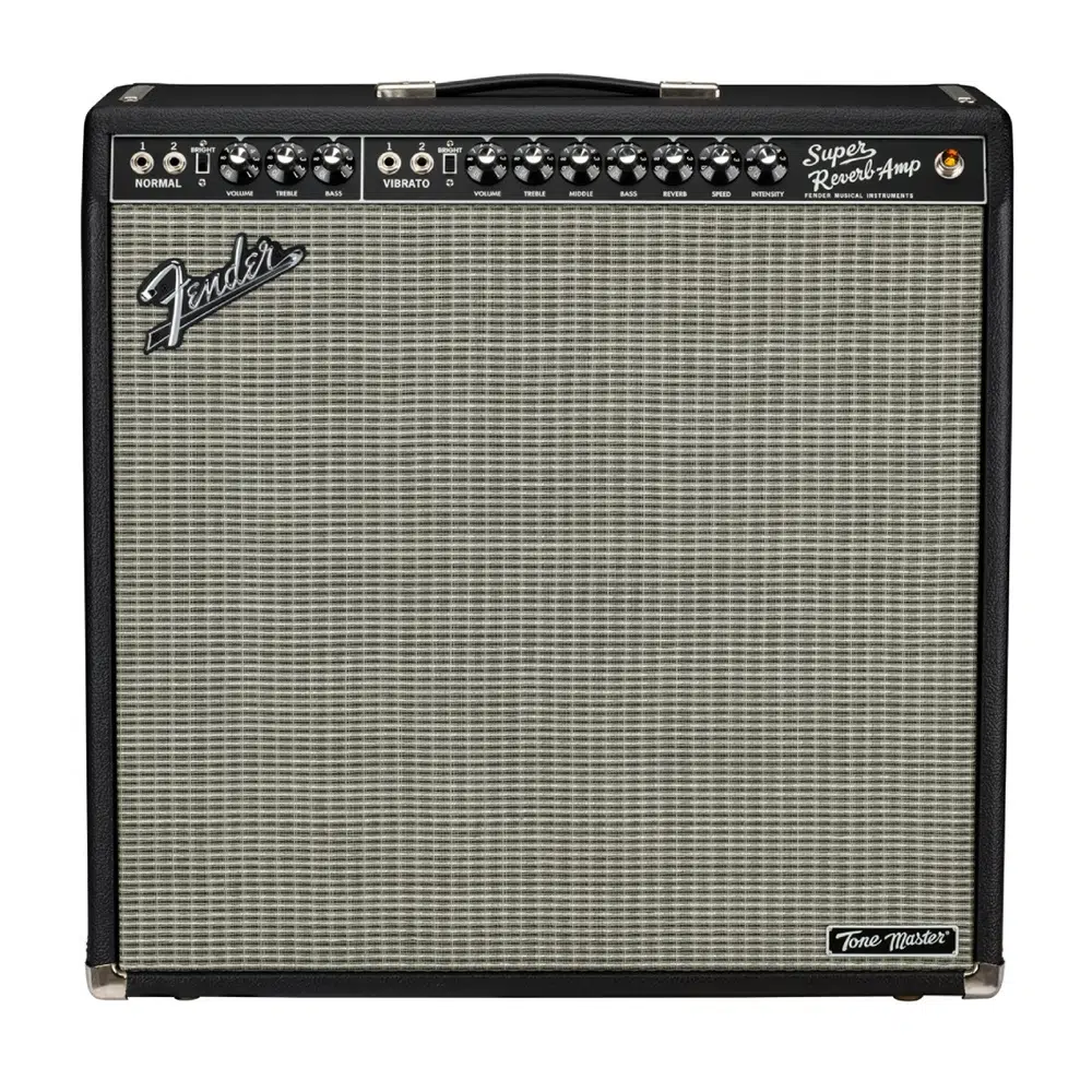 FENDER 2274306000 Tone Master Super Reverb Elektro Gitar Amfisi | 4x10 İnç Jensen P10R Hoparlörler, Vintage Reverb ve Tremolo, Dijital Modelleme Teknolojisi