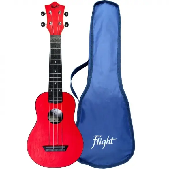 Flight TUS35 Travel Soprano Ukulele (Kırmızı)