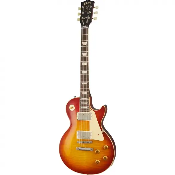 Gibson Custom 1959 Les Paul Standard Reissue VOS Elektro Gitar (Washed Cherry Sunburst)