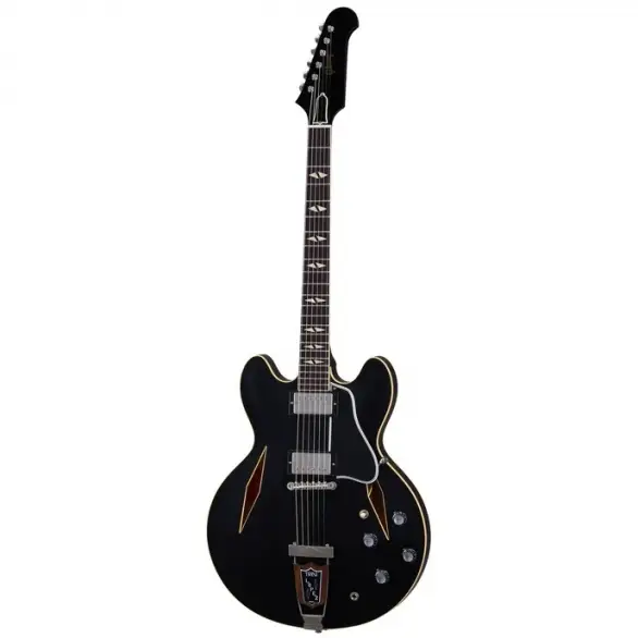 Gibson Custom 1964 Trini Lopez Standard Reissue Semi-hollow Elektro Gitar (Murphy Lab Ultra Light Aged Ebony)