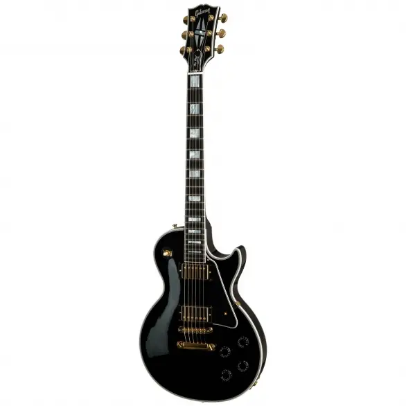 Gibson Custom Les Paul Custom Elektro Gitar (Ebony)