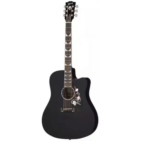 Gibson Dave Mustaine Songwriter Elektro Akustik Gitar (Ebony)