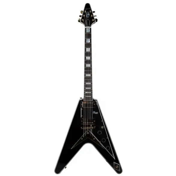 Gibson Flying V Custom Elektro Gitar (Ebony)