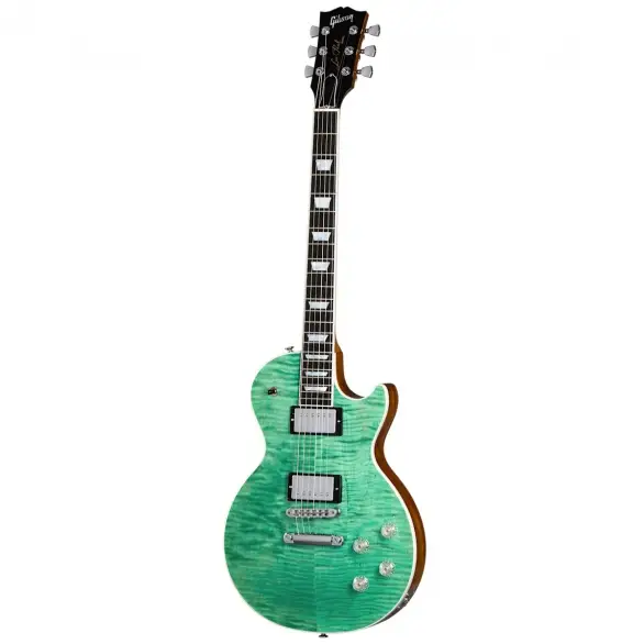 Gibson Les Paul Modern Figured Elektro Gitar (Seafoam Green)