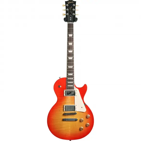 Gibson Les Paul Studio Figured Dealer Exclusive Elektro Gitar (Washed Cherry Sunburst)