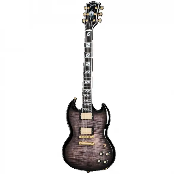 Gibson SG Supreme Elektro Gitar (Translucent Ebony Burst)