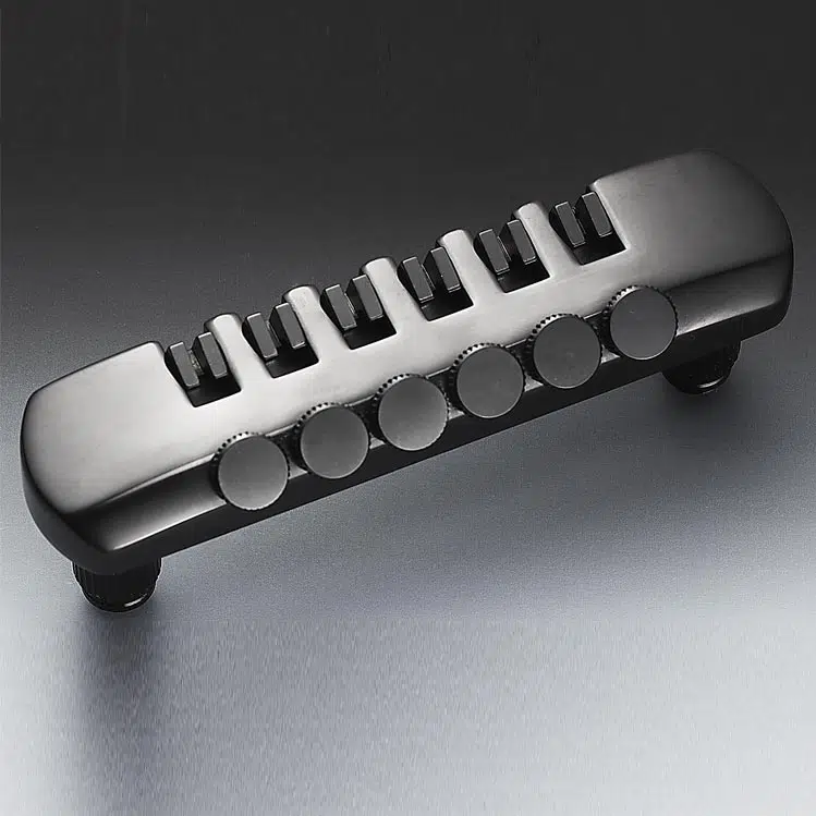 Schaller SC-12070400 Elektro Gitar Kuyruğu (Siyah) | Dayanıklı Kaplama Maksimum Sustain