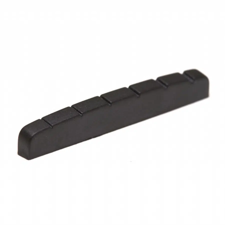 Graph Tech PT-5010-00 TUSQ XL Slotted Üst Eşik (Siyah - Düz Taban)