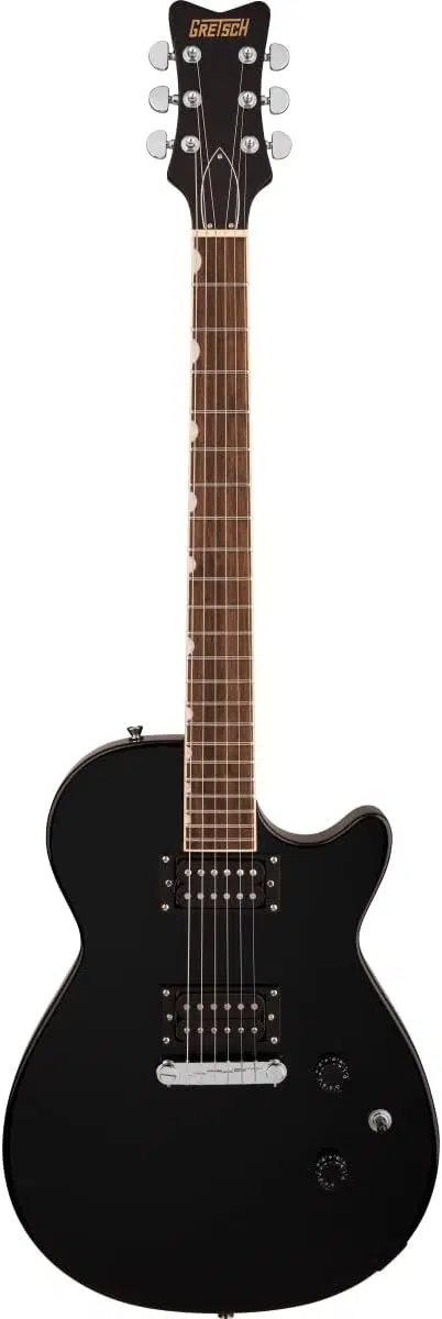Gretsch 2814102506 Streamliner Jet Club Elektro Gitar (Jet Black) | Siyah Gövde Broad'Tron Manyetikler ve Uygun Fiyatlı Rock Makinesi