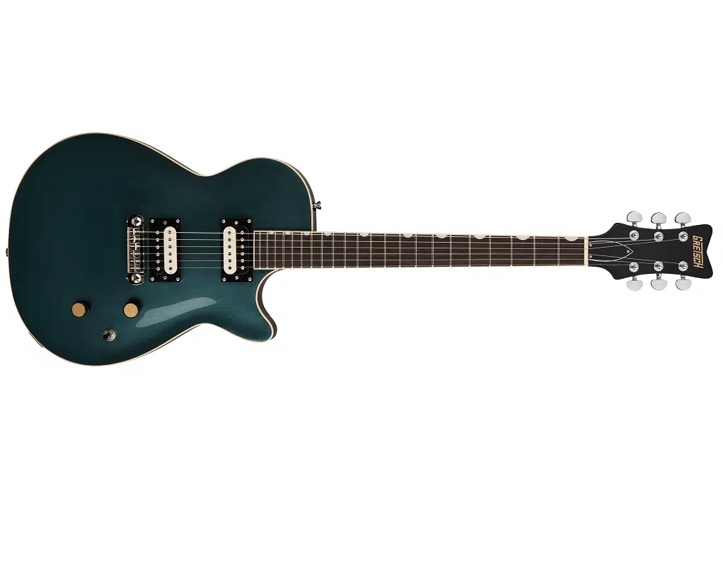 GRETSCH 2814104568 Streamliner Jet Elektro Gitar | Laurel Klavye, Gunmetal Renk, Broad'Tron Manyetikler, Güçlü ve Modern Ses Karakteri