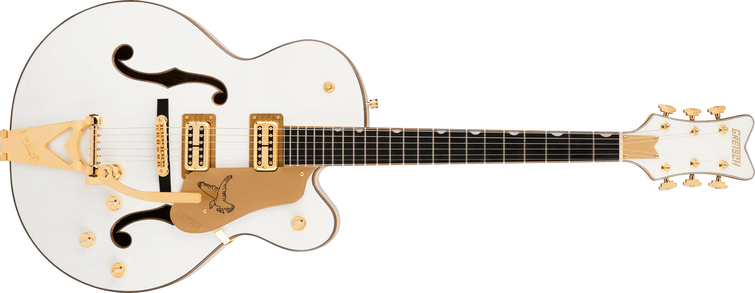 GRETSCH 2506530567 Synchromatic Falcon Hollowbody Elektro Gitar | Abanoz Klavye, Snowcrest White, Bigsby Titreşim Kolu, Lüks Falcon Estetiği