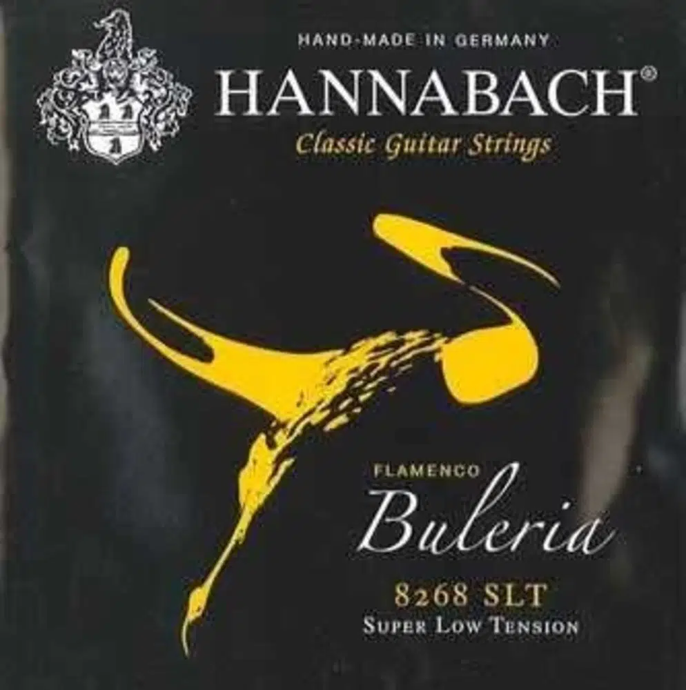 Hannabach 8268SLT Flamenko Gitar Alt 3'lü Tel Seti (Profesyonel - Yedek Bas Takımı) | Super Low Tension (En Yumuşak Gerilim), Sadece 4-5-6. Teller (E-A-D), Hızlı Atak ve Kolay Çalım | Ölçüler: 4/4 Standart Flamenko Gitar