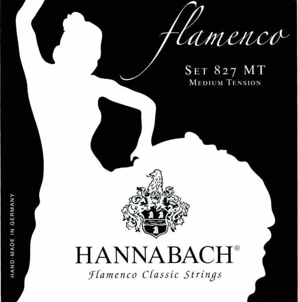Hannabach 8278MT Flamenko Gitar Teli Alt 3'lü Set (Medium) | Dengeli Flamenko Basları