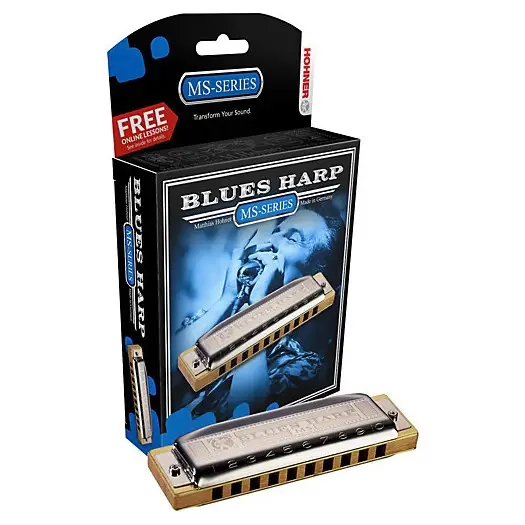Hohner Blues Harp MS Serisi Mızıka (La Bemol Majör)