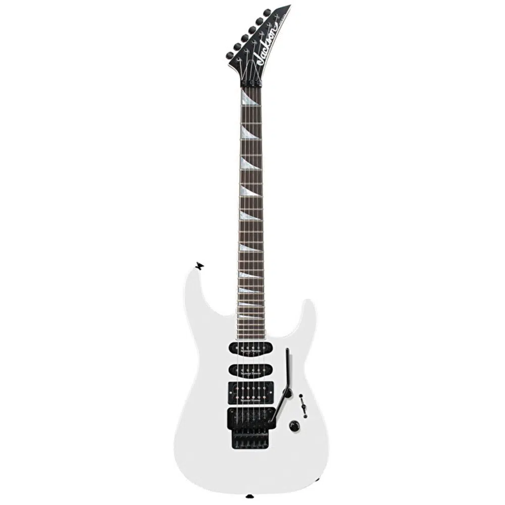 Jackson 2803070876 USA Select Soloist SL1 Elektro Gitar (Snow White) | ABD Yapımı Üst Düzey İşçilik Abanoz Klavye ve Orijinal Floyd Rose