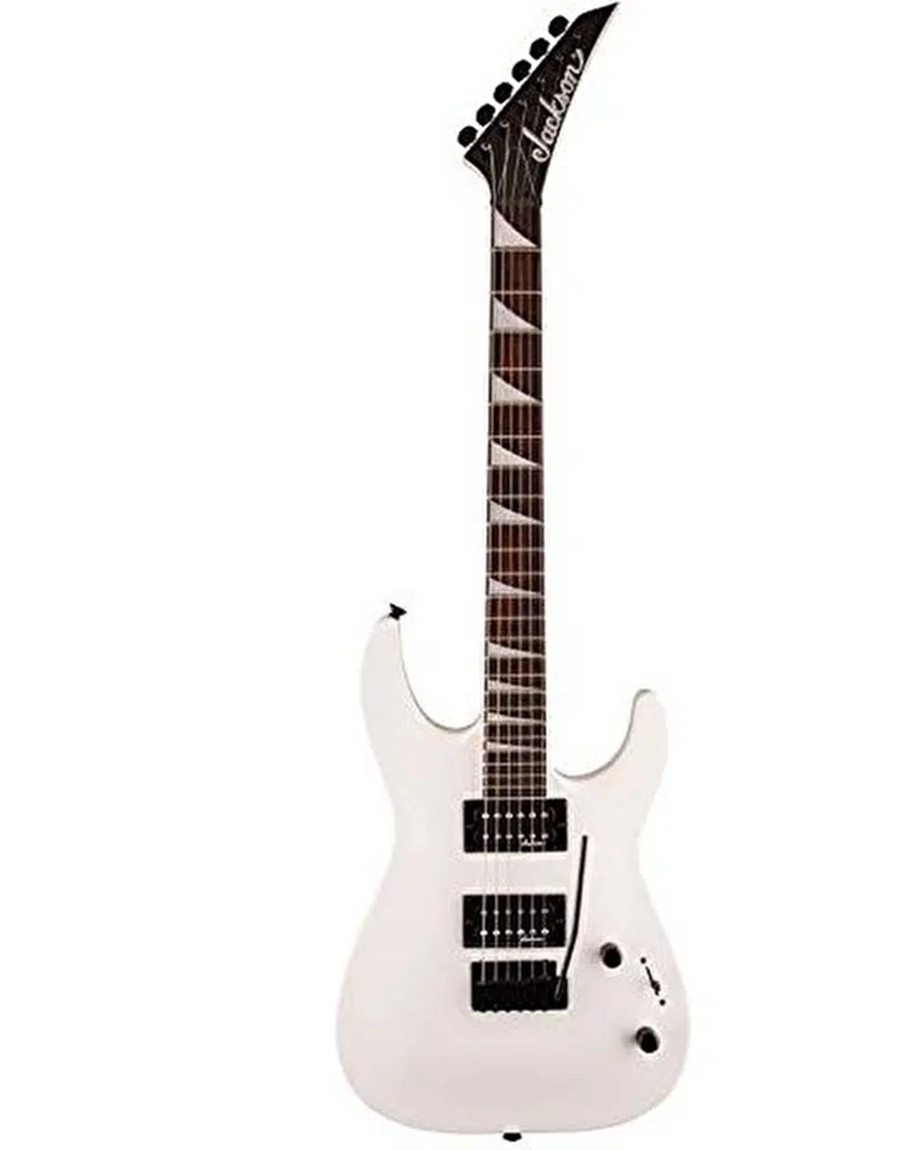 Jackson 2910121500 JS Dinky Arch Top JS22 DKA Elektro Gitar (Snow White) | Egzotik Klavye Beyaz Renk ve 24 Jumbo Perde