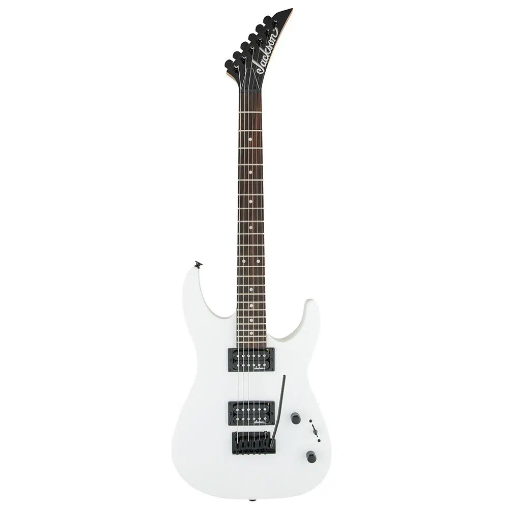 Jackson 2910121576 JS Dinky JS11 Elektro Gitar (Snow White) | Beyaz Renk Seçeneği 22 Jumbo Perde ve Jackson Tonu