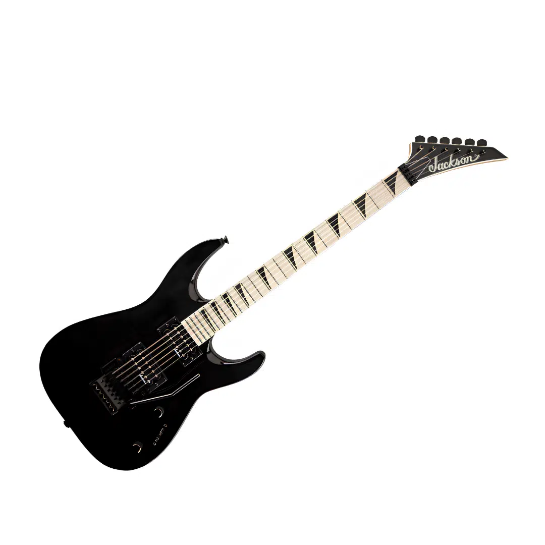 Jackson 2910238503 Js Dinky Arch Top Js32 Dkam Elektro Gitar (gloss Black) | Akçaağaç Klavye Parlak Siyah Ve Çift Kilitlemeli Tremolo