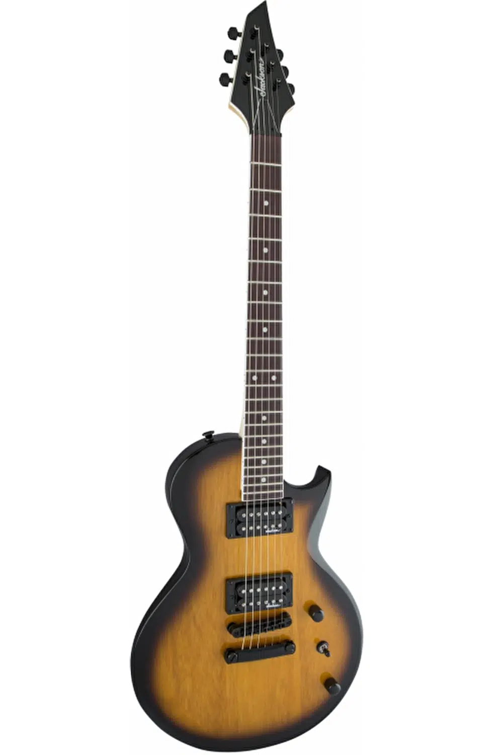 JACKSON 2916901598 JS Monarkh SC JS22 Elektro Gitar | Egzotik Klavye, Tobacco Burst, Single-Cut Gövde, Arkaya Yatık Sap Tasarımı