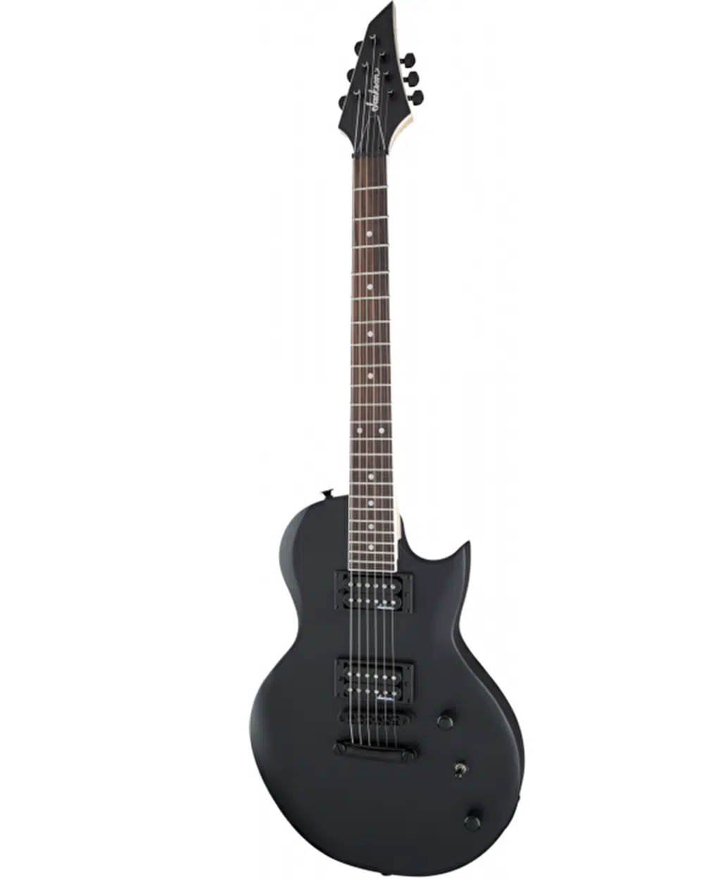 Jackson 2916902568 JS Monarkh SC JS22 Elektro Gitar (Satin Black) | Tek Cutaway Mat Siyah ve Yüksek Çıkışlı Humbuckerlar