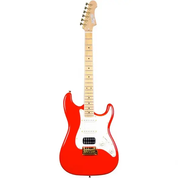 Jet JS-400 CRD HSS Elektro Gitar (Coral Red)
