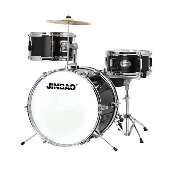 JIinbao 3 Parça Junior Davul Set (Siyah)