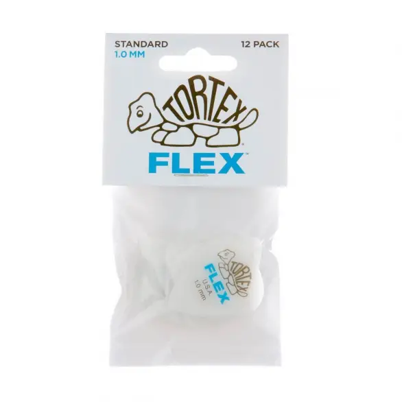 Jim Dunlop 428P100 Tortex Flex Std Nat 12'li Paket Pena (1.00 mm)