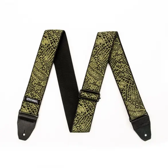 Jim Dunlop D6724 Jacquard Serpentine Green Gitar Askısı